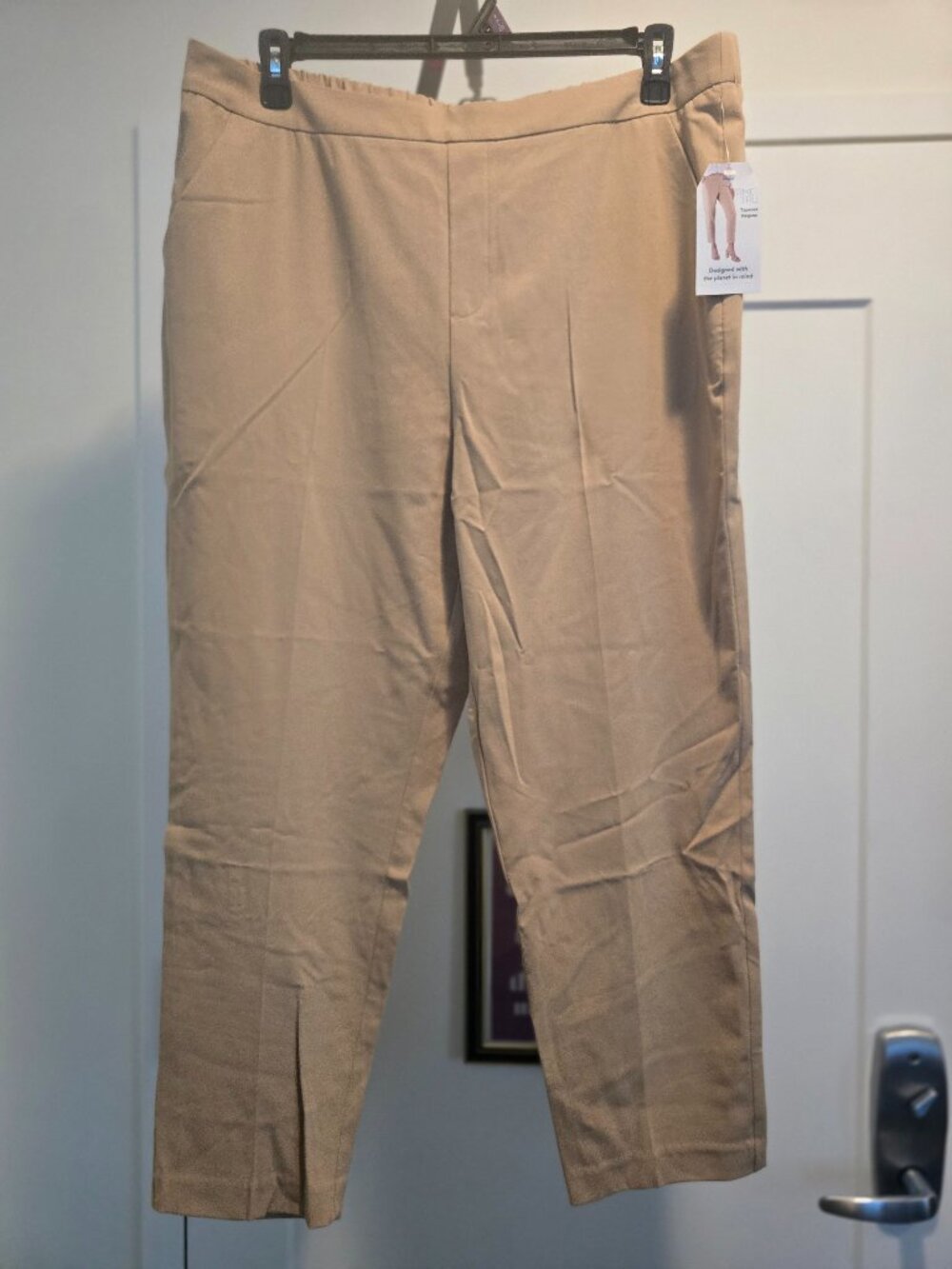 Women’s Tan Pull-On Dress Pants